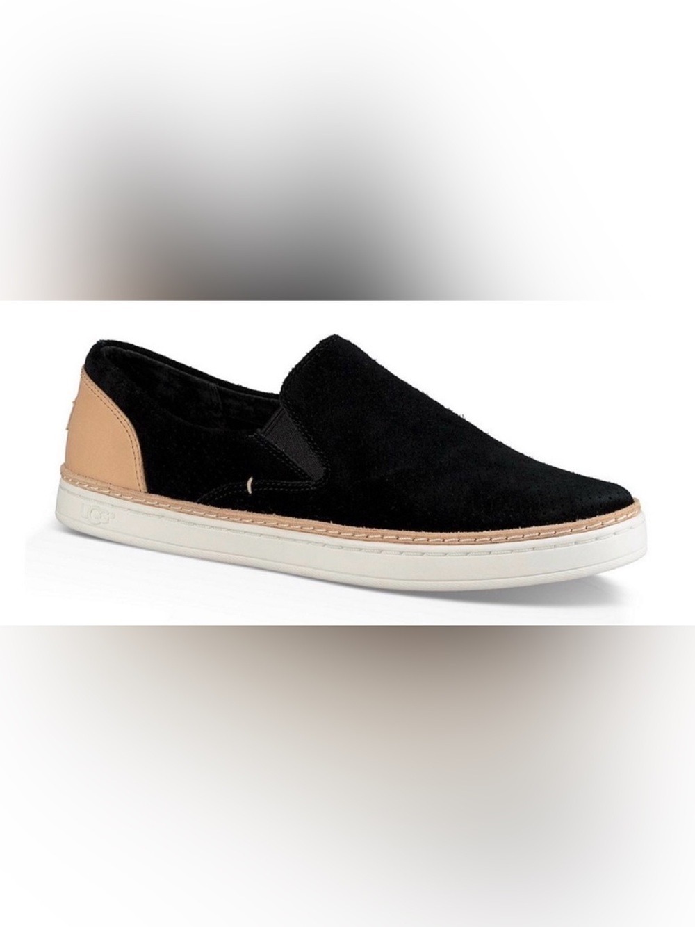 UGG Adley Perf Suede Slip-On Sneakers Black | Women’s 7 | New in Box
